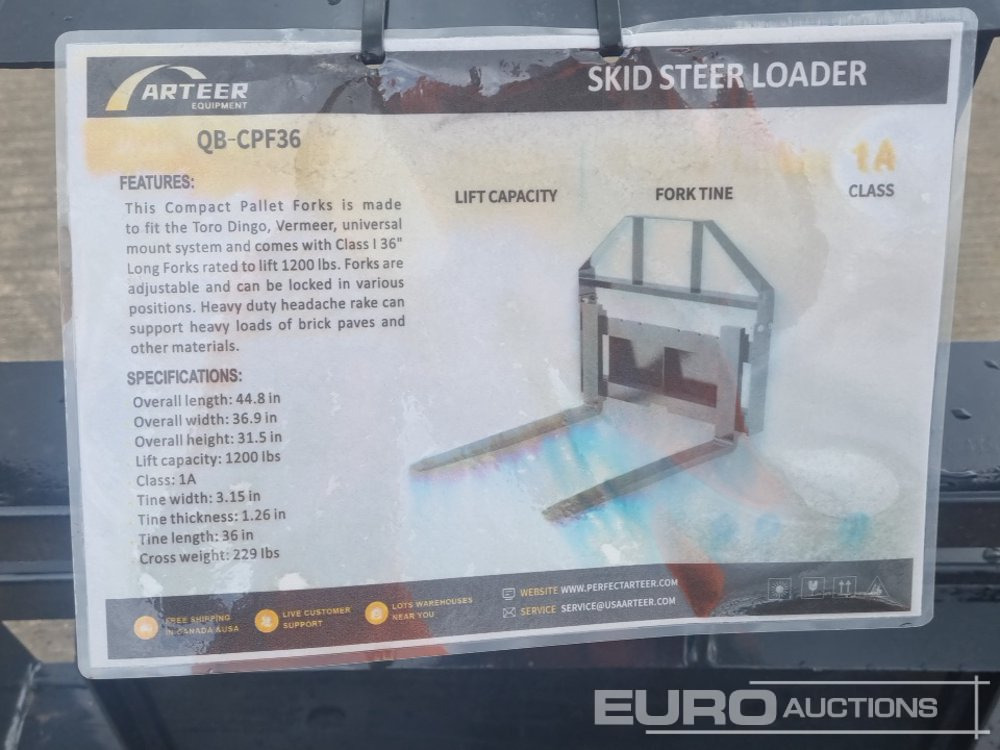 Oprema za rukovanje materijalima Unused 2025 Arteer QB-CPF36: slika Oprema za rukovanje materijalima Unused 2025 Arteer QB-CPF36