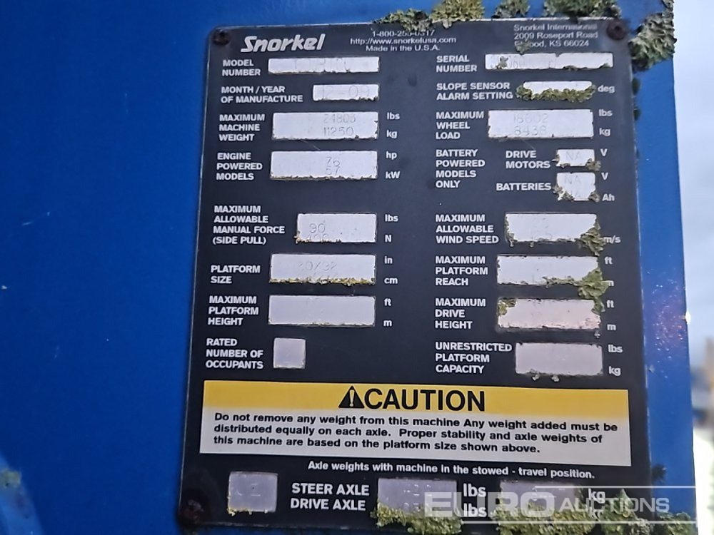 Podizna platforma Snorkel AB-60JRTCU: slika Podizna platforma Snorkel AB-60JRTCU