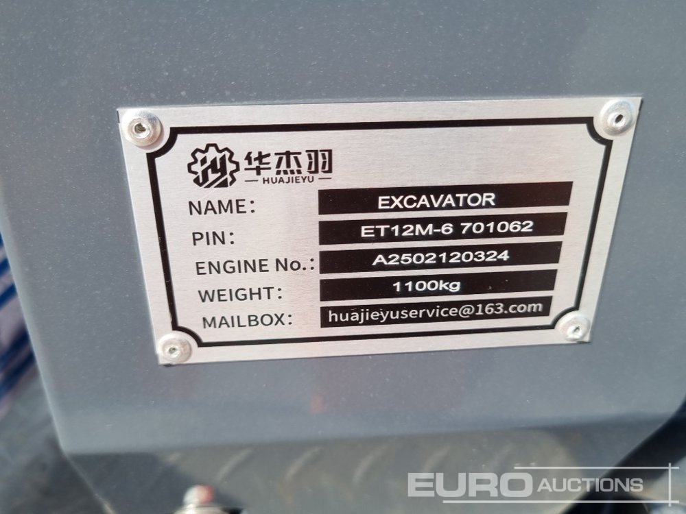 Mini bager Unused 2024 Toft ET12M-6: slika Mini bager Unused 2024 Toft ET12M-6