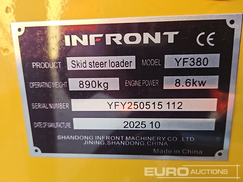 Unused 2025 Infront YF380 - Mini utovarivač: slika Unused 2025 Infront YF380 - Mini utovarivač Unused 2025 Infront YF380 - Mini utovarivač: slika Unused 2025 Infront YF380 - Mini utovarivač