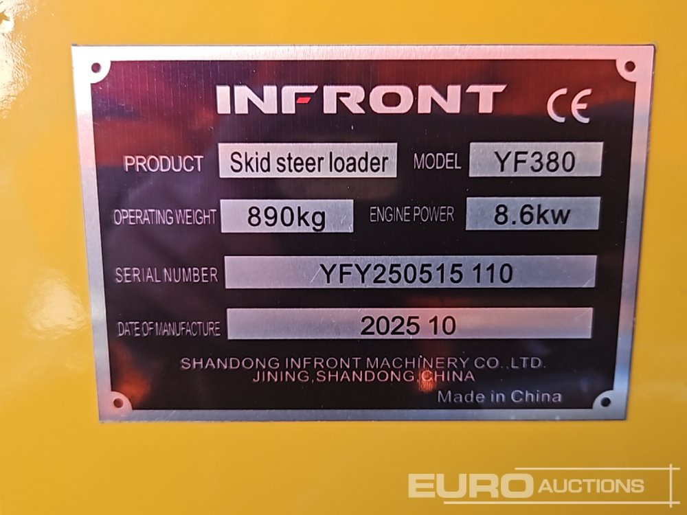 Unused 2025 Infront YF380 - Mini utovarivač: slika Unused 2025 Infront YF380 - Mini utovarivač Unused 2025 Infront YF380 - Mini utovarivač: slika Unused 2025 Infront YF380 - Mini utovarivač