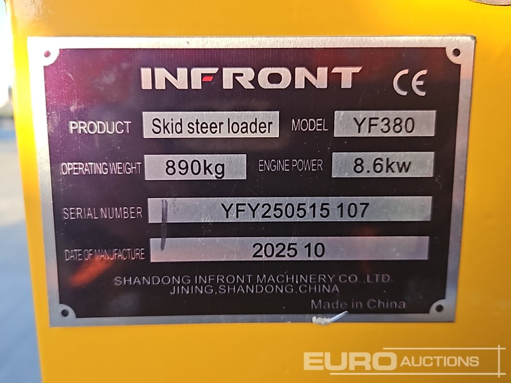 Unused 2025 Infront YF380 - Mini utovarivač: slika Unused 2025 Infront YF380 - Mini utovarivač Unused 2025 Infront YF380 - Mini utovarivač: slika Unused 2025 Infront YF380 - Mini utovarivač