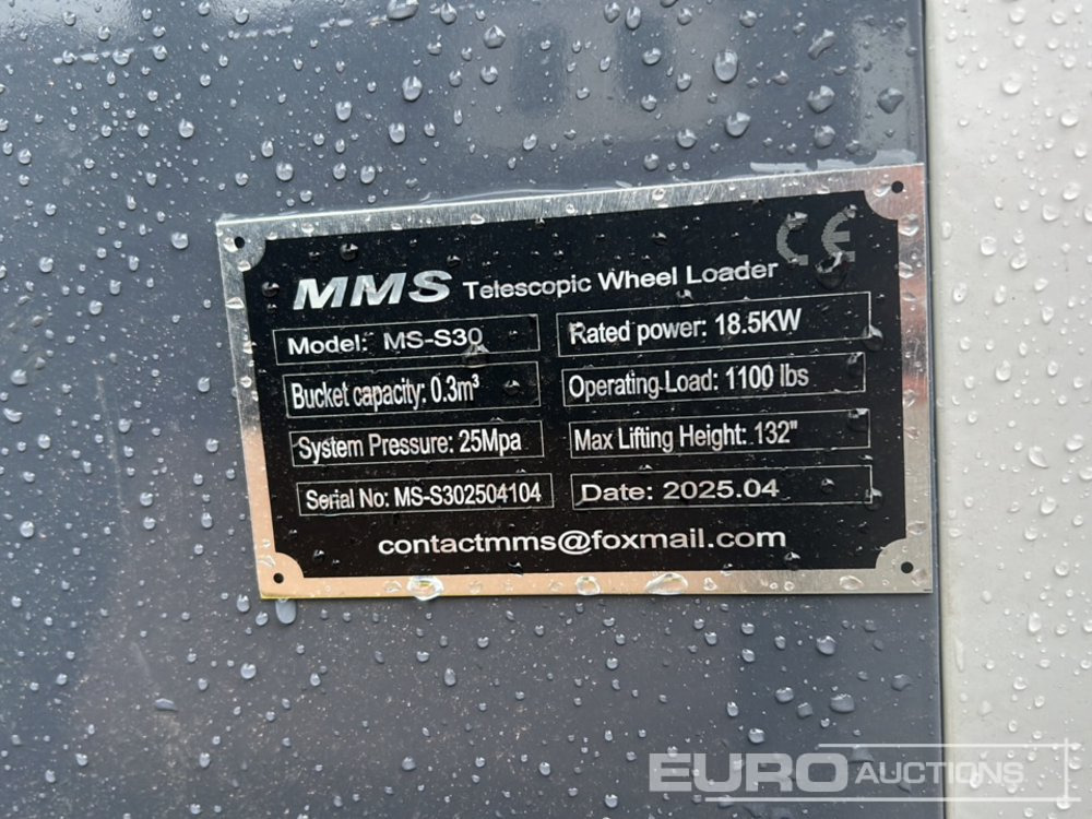 Utovarivač na kotačima Unused 2025 MMS MS-S30: slika Utovarivač na kotačima Unused 2025 MMS MS-S30