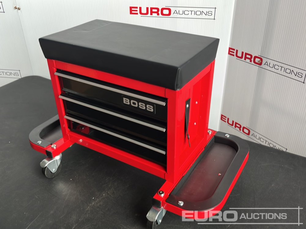 Oprema za radionice Unused Boss Wheeled Stool Tool Box, 3 Drawers, Magnetic Trays: slika Oprema za radionice Unused Boss Wheeled Stool Tool Box, 3 Drawers, Magnetic Trays Oprema za radionice Unused Boss Wheeled Stool Tool Box, 3 Drawers, Magnetic Trays: slika Oprema za radionice Unused Boss Wheeled Stool Tool Box, 3 Drawers, Magnetic Trays