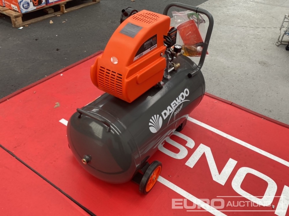 Unused Daewoo DAAC100CV 100 Litre 230 Volt Compressor - Zračni kompresor: slika Unused Daewoo DAAC100CV 100 Litre 230 Volt Compressor - Zračni kompresor Unused Daewoo DAAC100CV 100 Litre 230 Volt Compressor - Zračni kompresor: slika Unused Daewoo DAAC100CV 100 Litre 230 Volt Compressor - Zračni kompresor