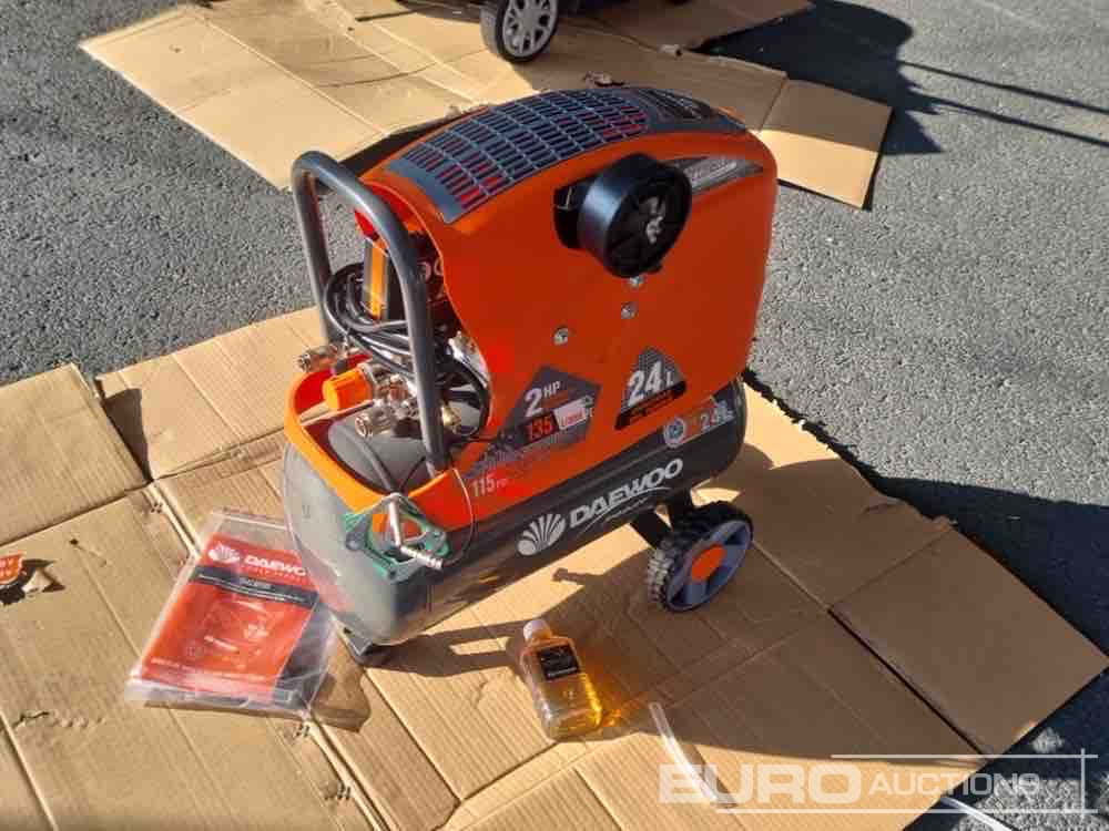 Unused Daewoo DAAC24DN 24 Litre 230 Volt Compressor (2 of) - Zračni kompresor: slika Unused Daewoo DAAC24DN 24 Litre 230 Volt Compressor (2 of) - Zračni kompresor Unused Daewoo DAAC24DN 24 Litre 230 Volt Compressor (2 of) - Zračni kompresor: slika Unused Daewoo DAAC24DN 24 Litre 230 Volt Compressor (2 of) - Zračni kompresor