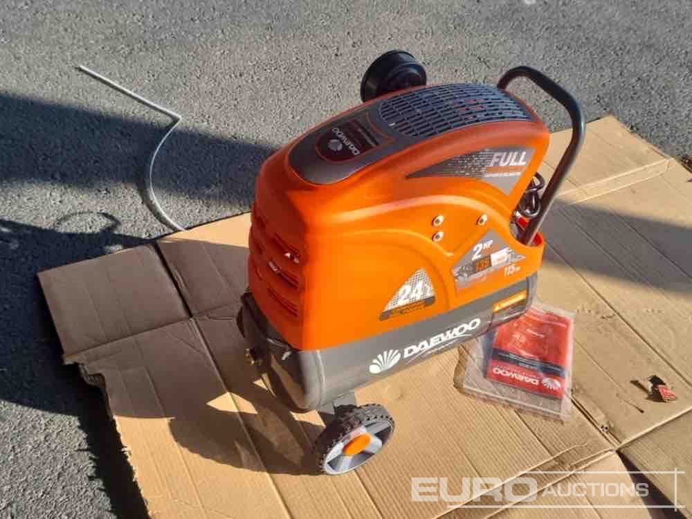 Unused Daewoo DAAC24DN 24 Litre 230 Volt Compressor (2 of) - Zračni kompresor: slika Unused Daewoo DAAC24DN 24 Litre 230 Volt Compressor (2 of) - Zračni kompresor Unused Daewoo DAAC24DN 24 Litre 230 Volt Compressor (2 of) - Zračni kompresor: slika Unused Daewoo DAAC24DN 24 Litre 230 Volt Compressor (2 of) - Zračni kompresor