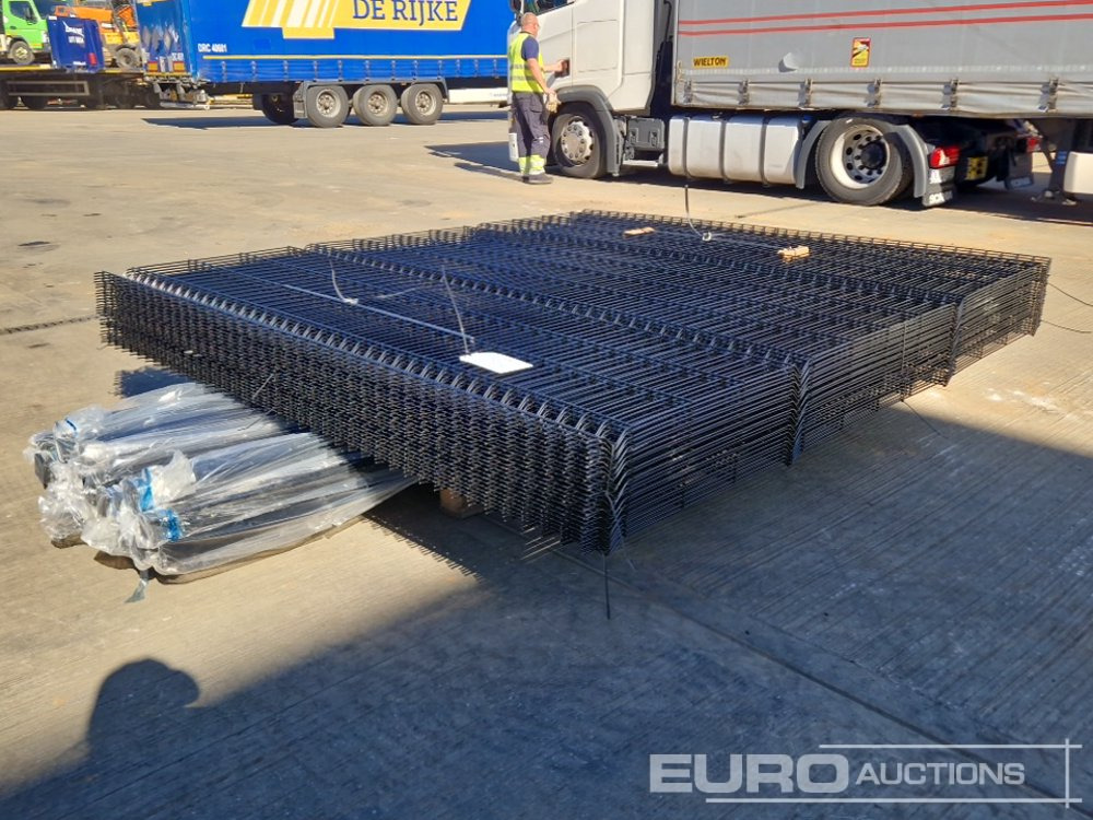 Unused Galvanised & Powder Coated Heavy Duty (5mm) Wire Mesh Fencing, 25 x H2.4m x W2.2m Panels, 26 x 60mm x 60mm x3m Posts, with Fittings (Black) - Građevinska oprema: slika Unused Galvanised & Powder Coated Heavy Duty (5mm) Wire Mesh Fencing, 25 x H2.4m x W2.2m Panels, 26 x 60mm x 60mm x3m Posts, with Fittings (Black) - Građevinska oprema Unused Galvanised & Powder Coated Heavy Duty (5mm) Wire Mesh Fencing, 25 x H2.4m x W2.2m Panels, 26 x 60mm x 60mm x3m Posts, with Fittings (Black) - Građevinska oprema: slika Unused Galvanised & Powder Coated Heavy Duty (5mm) Wire Mesh Fencing, 25 x H2.4m x W2.2m Panels, 26 x 60mm x 60mm x3m Posts, with Fittings (Black) - Građevinska oprema