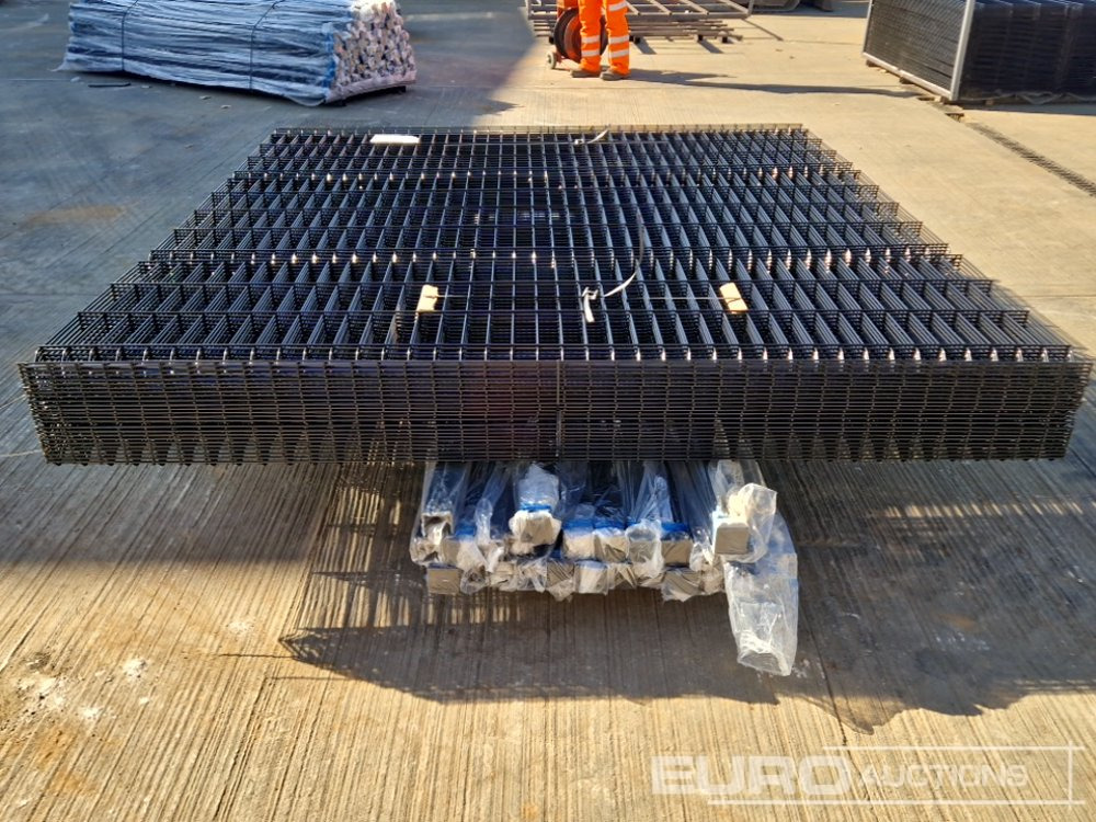 Unused Galvanised & Powder Coated Heavy Duty (5mm) Wire Mesh Fencing, 25 x H2.4m x W2.2m Panels, 26 x 60mm x 60mm x3m Posts, with Fittings (Black) - Građevinska oprema: slika Unused Galvanised & Powder Coated Heavy Duty (5mm) Wire Mesh Fencing, 25 x H2.4m x W2.2m Panels, 26 x 60mm x 60mm x3m Posts, with Fittings (Black) - Građevinska oprema Unused Galvanised & Powder Coated Heavy Duty (5mm) Wire Mesh Fencing, 25 x H2.4m x W2.2m Panels, 26 x 60mm x 60mm x3m Posts, with Fittings (Black) - Građevinska oprema: slika Unused Galvanised & Powder Coated Heavy Duty (5mm) Wire Mesh Fencing, 25 x H2.4m x W2.2m Panels, 26 x 60mm x 60mm x3m Posts, with Fittings (Black) - Građevinska oprema
