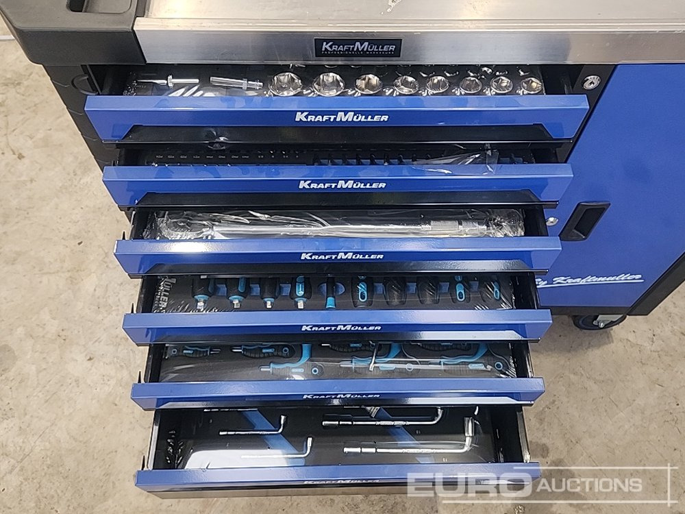 Unused Kraft Muller 7 Drawer 1 Door Tool Box & Tools - Oprema za radionice: slika Unused Kraft Muller 7 Drawer 1 Door Tool Box & Tools - Oprema za radionice Unused Kraft Muller 7 Drawer 1 Door Tool Box & Tools - Oprema za radionice: slika Unused Kraft Muller 7 Drawer 1 Door Tool Box & Tools - Oprema za radionice