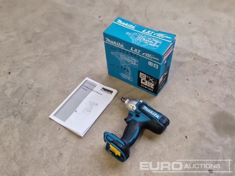 Unused Makita DTW190 18V 1/2" Li-Ion LXT Impact Wrench (Body Only) - Građevinska oprema: slika Unused Makita DTW190 18V 1/2" Li-Ion LXT Impact Wrench (Body Only) - Građevinska oprema Unused Makita DTW190 18V 1/2" Li-Ion LXT Impact Wrench (Body Only) - Građevinska oprema: slika Unused Makita DTW190 18V 1/2" Li-Ion LXT Impact Wrench (Body Only) - Građevinska oprema