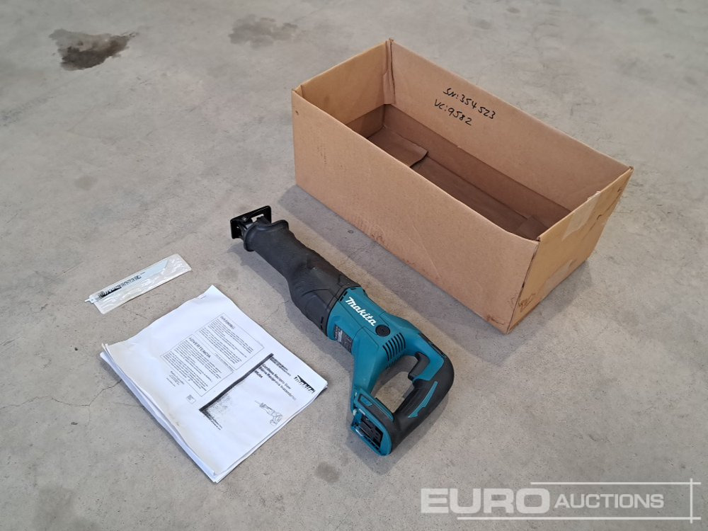 Unused Makita XRJ04 18V Cordless Recipricating Saw (Body Only) - Građevinska oprema: slika Unused Makita XRJ04 18V Cordless Recipricating Saw (Body Only) - Građevinska oprema Unused Makita XRJ04 18V Cordless Recipricating Saw (Body Only) - Građevinska oprema: slika Unused Makita XRJ04 18V Cordless Recipricating Saw (Body Only) - Građevinska oprema