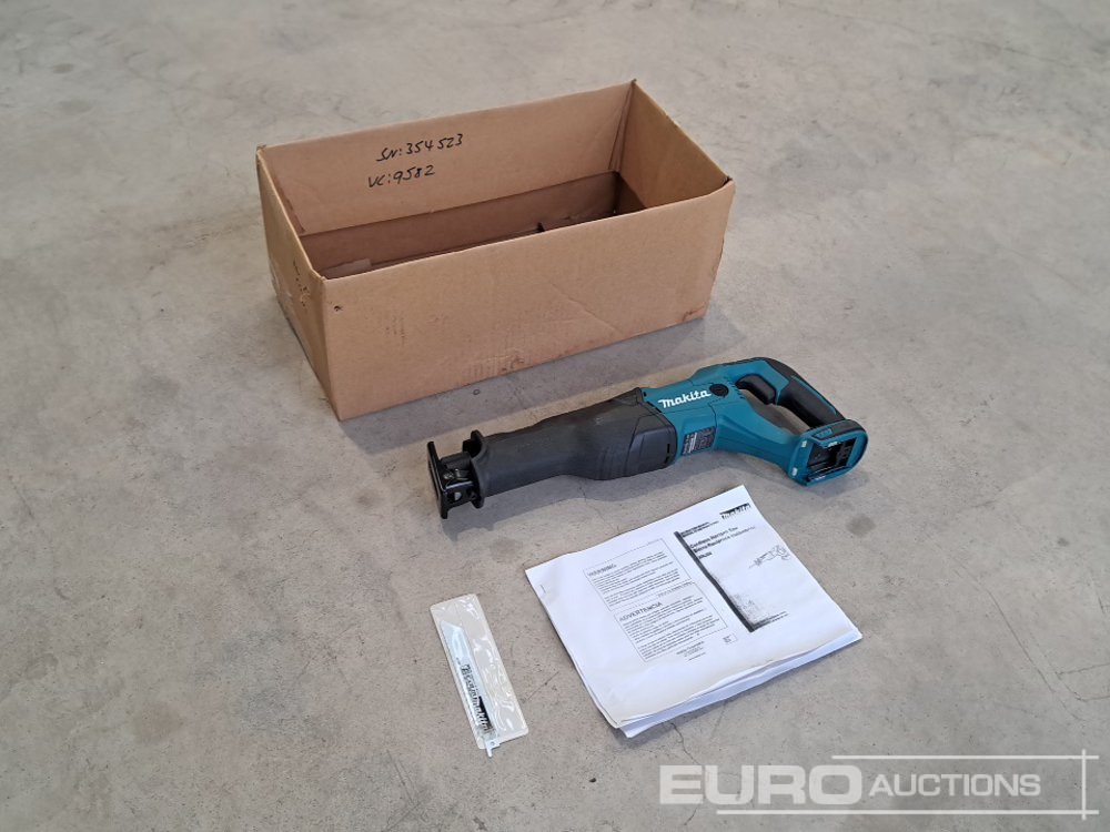Unused Makita XRJ04 18V Cordless Recipricating Saw (Body Only) - Građevinska oprema: slika Unused Makita XRJ04 18V Cordless Recipricating Saw (Body Only) - Građevinska oprema Unused Makita XRJ04 18V Cordless Recipricating Saw (Body Only) - Građevinska oprema: slika Unused Makita XRJ04 18V Cordless Recipricating Saw (Body Only) - Građevinska oprema