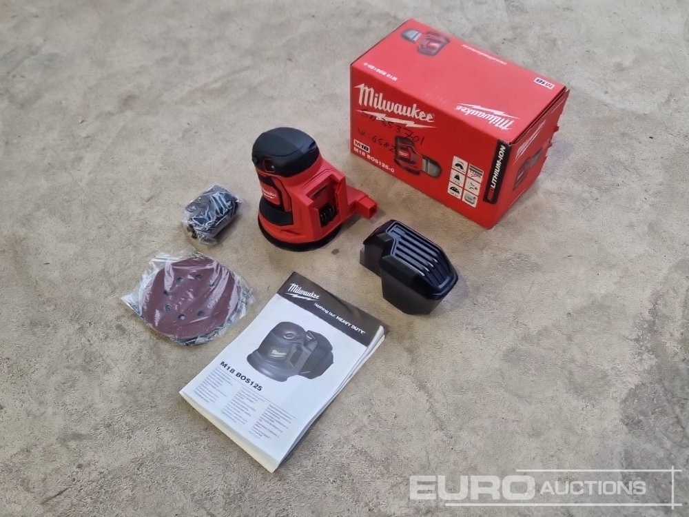 Unused Milwaukee M18 BOS125-0 18V 125mm Random Orbit Sander (Body Only) - Građevinska oprema: slika Unused Milwaukee M18 BOS125-0 18V 125mm Random Orbit Sander (Body Only) - Građevinska oprema Unused Milwaukee M18 BOS125-0 18V 125mm Random Orbit Sander (Body Only) - Građevinska oprema: slika Unused Milwaukee M18 BOS125-0 18V 125mm Random Orbit Sander (Body Only) - Građevinska oprema
