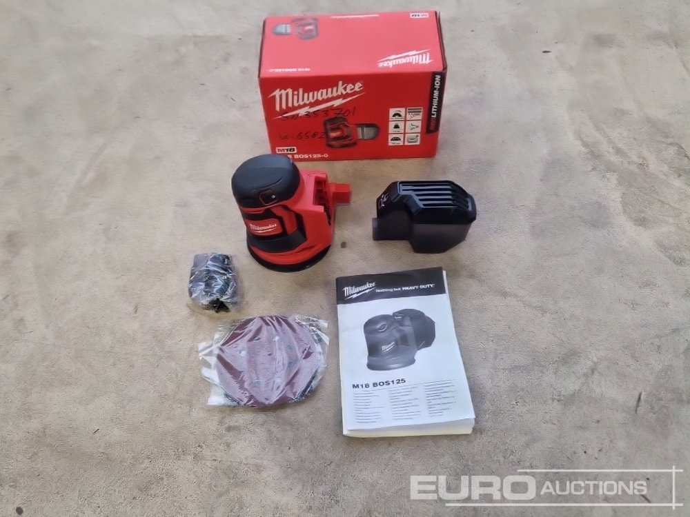 Unused Milwaukee M18 BOS125-0 18V 125mm Random Orbit Sander (Body Only) - Građevinska oprema: slika Unused Milwaukee M18 BOS125-0 18V 125mm Random Orbit Sander (Body Only) - Građevinska oprema Unused Milwaukee M18 BOS125-0 18V 125mm Random Orbit Sander (Body Only) - Građevinska oprema: slika Unused Milwaukee M18 BOS125-0 18V 125mm Random Orbit Sander (Body Only) - Građevinska oprema