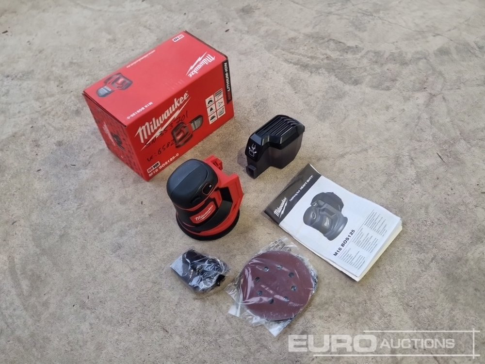 Unused Milwaukee M18 BOS125-0 18V 125mm Random Orbit Sander (Body Only) - Građevinska oprema: slika Unused Milwaukee M18 BOS125-0 18V 125mm Random Orbit Sander (Body Only) - Građevinska oprema Unused Milwaukee M18 BOS125-0 18V 125mm Random Orbit Sander (Body Only) - Građevinska oprema: slika Unused Milwaukee M18 BOS125-0 18V 125mm Random Orbit Sander (Body Only) - Građevinska oprema