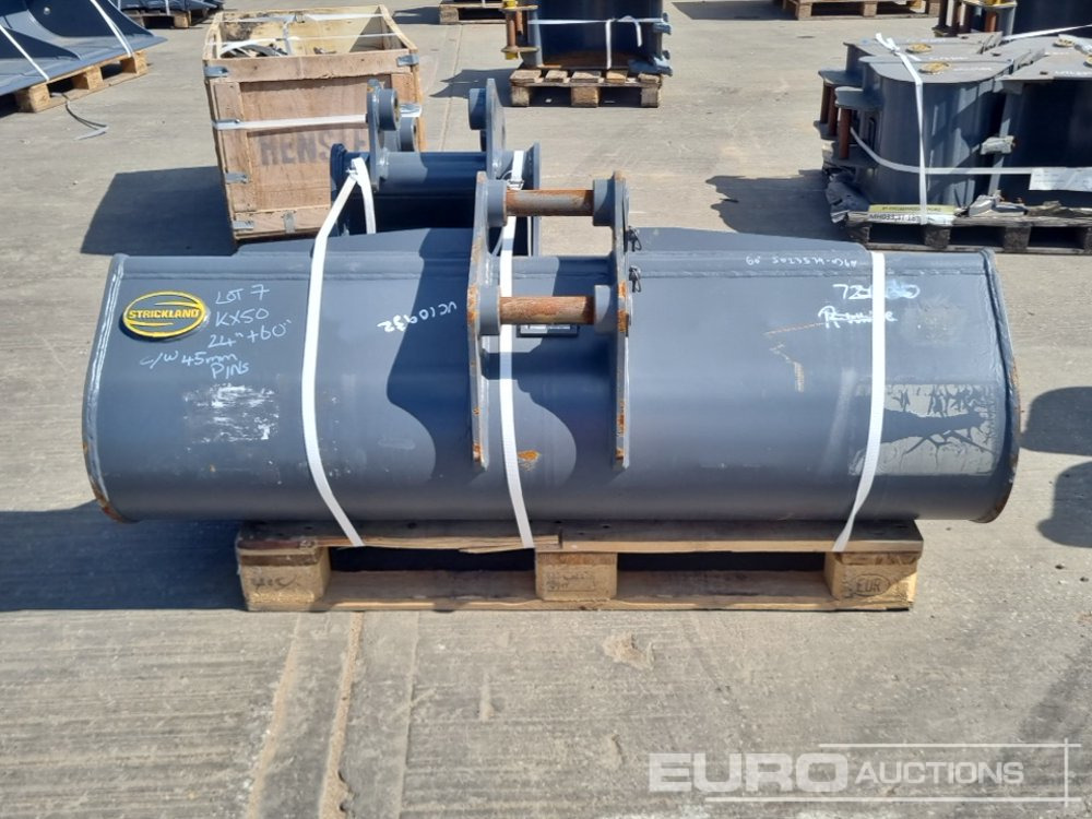 Unused Strickland 60" Ditching, 18" Digging Bucket 45mm Pin to suit 4-6 Ton Excavator - Korpa: slika Unused Strickland 60" Ditching, 18" Digging Bucket 45mm Pin to suit 4-6 Ton Excavator - Korpa Unused Strickland 60" Ditching, 18" Digging Bucket 45mm Pin to suit 4-6 Ton Excavator - Korpa: slika Unused Strickland 60" Ditching, 18" Digging Bucket 45mm Pin to suit 4-6 Ton Excavator - Korpa