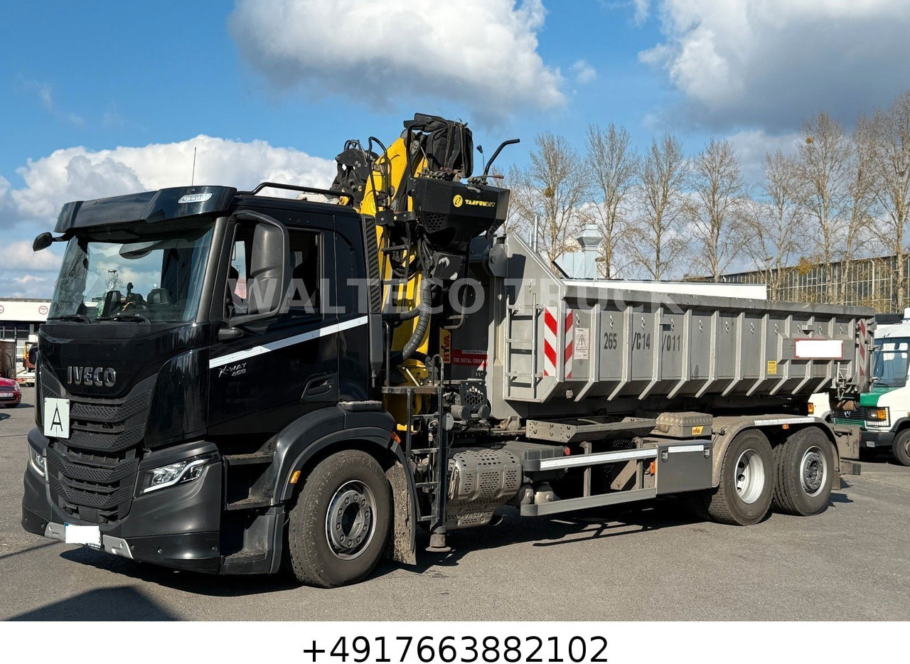 Iveco X Way 460/Abroll HYVA/KRAN TAYFUN/LENKACHSE - Kamion s kukastom dizalicom: slika Iveco X Way 460/Abroll HYVA/KRAN TAYFUN/LENKACHSE - Kamion s kukastom dizalicom Iveco X Way 460/Abroll HYVA/KRAN TAYFUN/LENKACHSE - Kamion s kukastom dizalicom: slika Iveco X Way 460/Abroll HYVA/KRAN TAYFUN/LENKACHSE - Kamion s kukastom dizalicom
