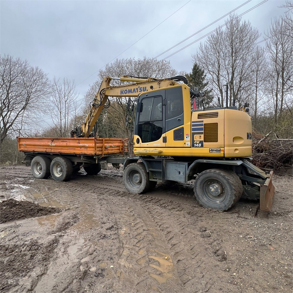 Komatsu PW148-10 - Bager na kotačima: slika Komatsu PW148-10 - Bager na kotačima Komatsu PW148-10 - Bager na kotačima: slika Komatsu PW148-10 - Bager na kotačima