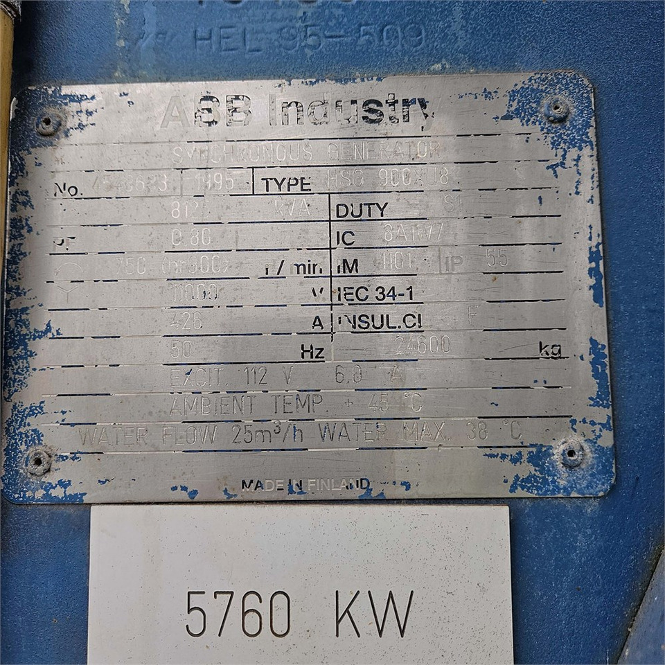 Wärtsilä 16V32 GD - Generatorski set: slika Wärtsilä 16V32 GD - Generatorski set Wärtsilä 16V32 GD - Generatorski set: slika Wärtsilä 16V32 GD - Generatorski set