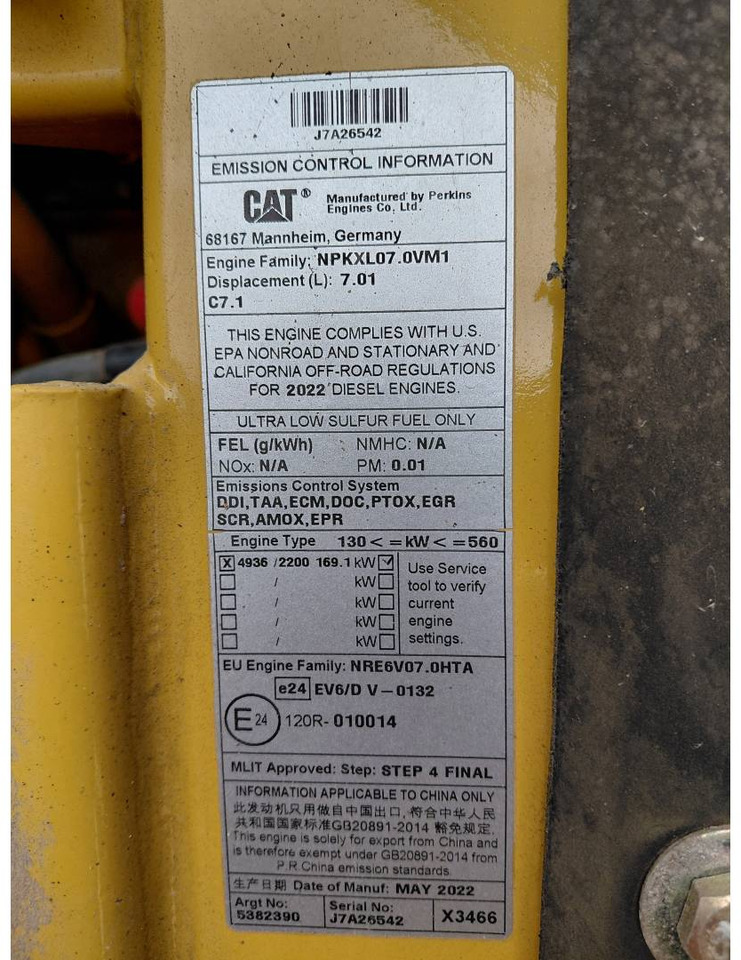 Zakup CAT 950GC CAT 950GC: slika Zakup CAT 950GC CAT 950GC