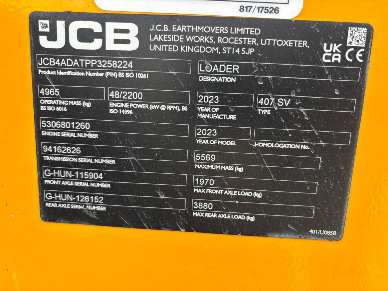 JCB 407 - Utovarivač na kotačima: slika JCB 407 - Utovarivač na kotačima JCB 407 - Utovarivač na kotačima: slika JCB 407 - Utovarivač na kotačima