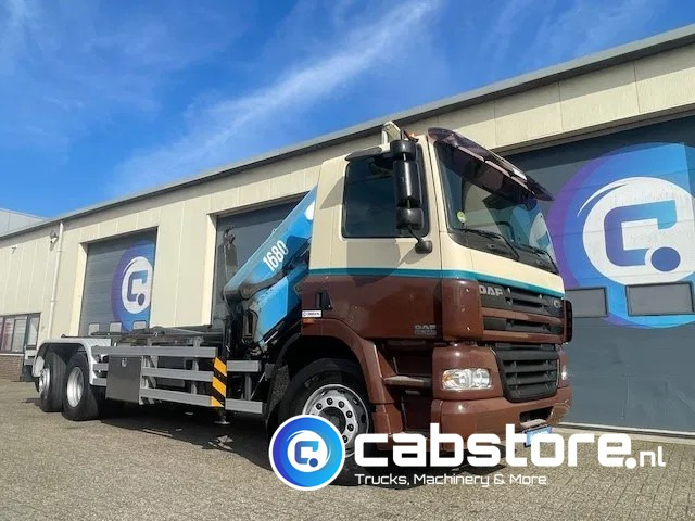 DAF CF 85.340 6X2 Euro 3 - Haakarm containersystem - Hooklift - Abrollkipper - Year 2004 - HMF 1680-K2 Crane - Grua - Ladekran - Autolaadkraan - Kamion s kukastom dizalicom, Kamion s kranom: slika DAF CF 85.340 6X2 Euro 3 - Haakarm containersystem - Hooklift - Abrollkipper - Year 2004 - HMF 1680-K2 Crane - Grua - Ladekran - Autolaadkraan - Kamion s kukastom dizalicom, Kamion s kranom DAF CF 85.340 6X2 Euro 3 - Haakarm containersystem - Hooklift - Abrollkipper - Year 2004 - HMF 1680-K2 Crane - Grua - Ladekran - Autolaadkraan - Kamion s kukastom dizalicom, Kamion s kranom: slika DAF CF 85.340 6X2 Euro 3 - Haakarm containersystem - Hooklift - Abrollkipper - Year 2004 - HMF 1680-K2 Crane - Grua - Ladekran - Autolaadkraan - Kamion s kukastom dizalicom, Kamion s kranom