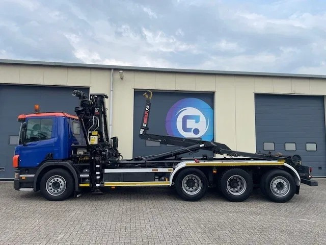 Kamion s kranom Scania P380 LB 8x4*4 HNA Euro 5 - HIAB 211 E-3 Hipro Crane with remote control + Multilift  XR26S61 Hooklift - Year 2009 - Km 336.501 !! - Good condition: slika Kamion s kranom Scania P380 LB 8x4*4 HNA Euro 5 - HIAB 211 E-3 Hipro Crane with remote control + Multilift  XR26S61 Hooklift - Year 2009 - Km 336.501 !! - Good condition
