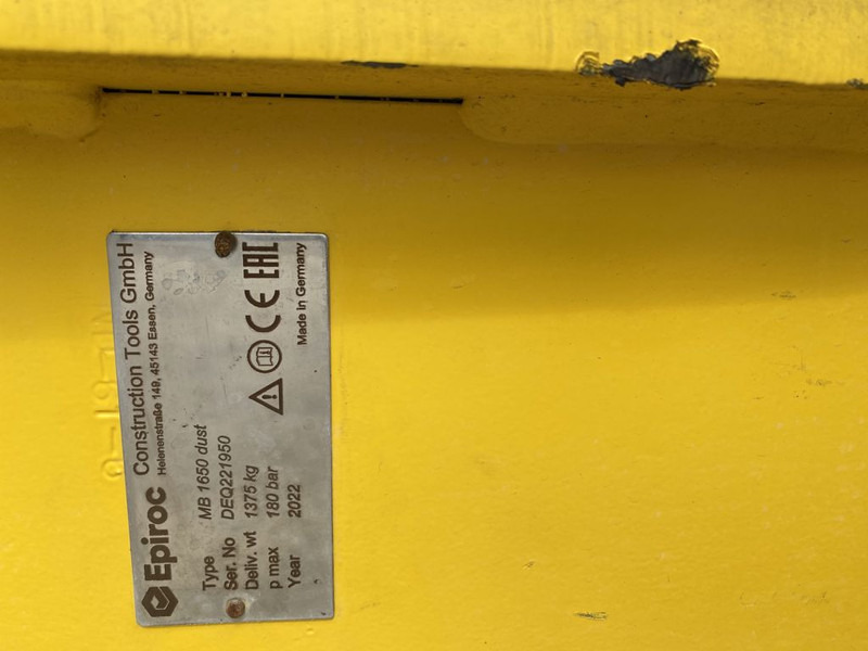 Epiroc MB1650D - Hidraulični čekić za Građevinski strojevi: slika Epiroc MB1650D - Hidraulični čekić za Građevinski strojevi Epiroc MB1650D - Hidraulični čekić za Građevinski strojevi: slika Epiroc MB1650D - Hidraulični čekić za Građevinski strojevi