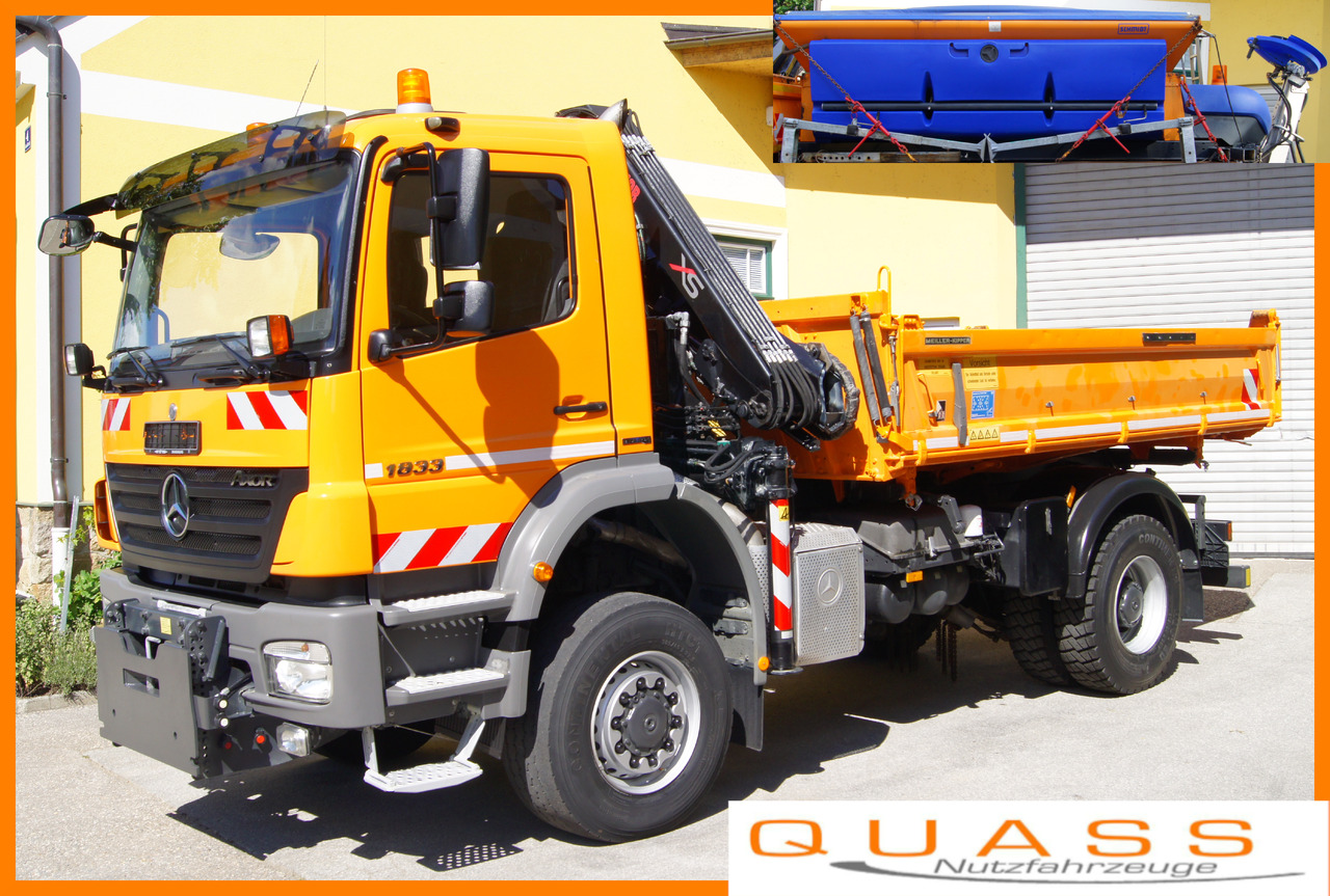 MERCEDES-BENZ AXOR 1833 4x4/TÜV/Eur4/HIAB 088/MEILLER/Winterdienst/Salzstreuer - Kamion s kranom: slika MERCEDES-BENZ AXOR 1833 4x4/TÜV/Eur4/HIAB 088/MEILLER/Winterdienst/Salzstreuer - Kamion s kranom MERCEDES-BENZ AXOR 1833 4x4/TÜV/Eur4/HIAB 088/MEILLER/Winterdienst/Salzstreuer - Kamion s kranom: slika MERCEDES-BENZ AXOR 1833 4x4/TÜV/Eur4/HIAB 088/MEILLER/Winterdienst/Salzstreuer - Kamion s kranom