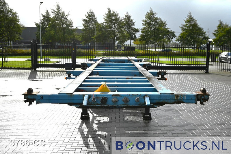 Transporter kontejnera/ Poluprikolica s izmjenjivim sanducima Blumhardt Cont.-Sal 40.24 E FIXED CHASSIS | 2x20-30-40ft * STEEL SUSPENSION * 5450 KG * BPW: slika Transporter kontejnera/ Poluprikolica s izmjenjivim sanducima Blumhardt Cont.-Sal 40.24 E FIXED CHASSIS | 2x20-30-40ft * STEEL SUSPENSION * 5450 KG * BPW