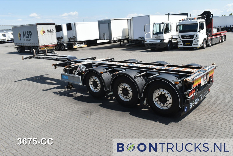 D-Tec FLEXITRAILER | 2x20-30-40-45ft HC * BPW / DISC * ALCOA * 3x EXTENDABLE - Transporter kontejnera/ Poluprikolica s izmjenjivim sanducima: slika D-Tec FLEXITRAILER | 2x20-30-40-45ft HC * BPW / DISC * ALCOA * 3x EXTENDABLE - Transporter kontejnera/ Poluprikolica s izmjenjivim sanducima D-Tec FLEXITRAILER | 2x20-30-40-45ft HC * BPW / DISC * ALCOA * 3x EXTENDABLE - Transporter kontejnera/ Poluprikolica s izmjenjivim sanducima: slika D-Tec FLEXITRAILER | 2x20-30-40-45ft HC * BPW / DISC * ALCOA * 3x EXTENDABLE - Transporter kontejnera/ Poluprikolica s izmjenjivim sanducima