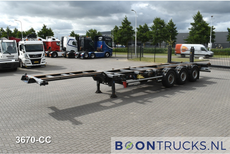 Kögel PORT 40 SIMPLEX 20 | 2x20-30-40ft HC * LIFT AXLE * SAF / DISC * EXTENDABLE REAR * MOT 02-2026 - Transporter kontejnera/ Poluprikolica s izmjenjivim sanducima: slika Kögel PORT 40 SIMPLEX 20 | 2x20-30-40ft HC * LIFT AXLE * SAF / DISC * EXTENDABLE REAR * MOT 02-2026 - Transporter kontejnera/ Poluprikolica s izmjenjivim sanducima Kögel PORT 40 SIMPLEX 20 | 2x20-30-40ft HC * LIFT AXLE * SAF / DISC * EXTENDABLE REAR * MOT 02-2026 - Transporter kontejnera/ Poluprikolica s izmjenjivim sanducima: slika Kögel PORT 40 SIMPLEX 20 | 2x20-30-40ft HC * LIFT AXLE * SAF / DISC * EXTENDABLE REAR * MOT 02-2026 - Transporter kontejnera/ Poluprikolica s izmjenjivim sanducima