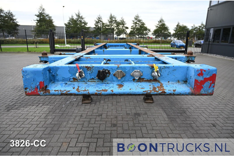 Transporter kontejnera/ Poluprikolica s izmjenjivim sanducima Schweriner Nutzfahrzeuge CS 20 CHASSIS | 20ft * STEEL SUSPENSION * BPW / DRUM * 9x AVAILABLE: slika Transporter kontejnera/ Poluprikolica s izmjenjivim sanducima Schweriner Nutzfahrzeuge CS 20 CHASSIS | 20ft * STEEL SUSPENSION * BPW / DRUM * 9x AVAILABLE