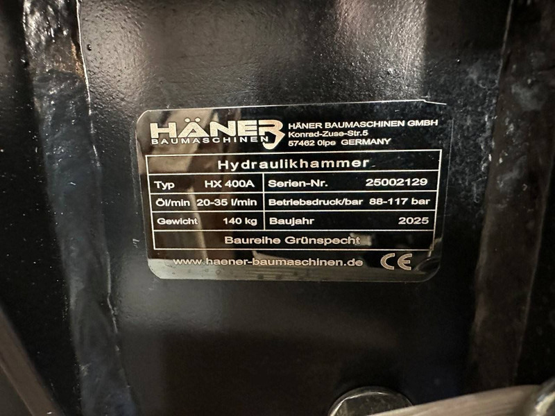 Novi Hidraulični čekić Haner HX400A: slika Novi Hidraulični čekić Haner HX400A