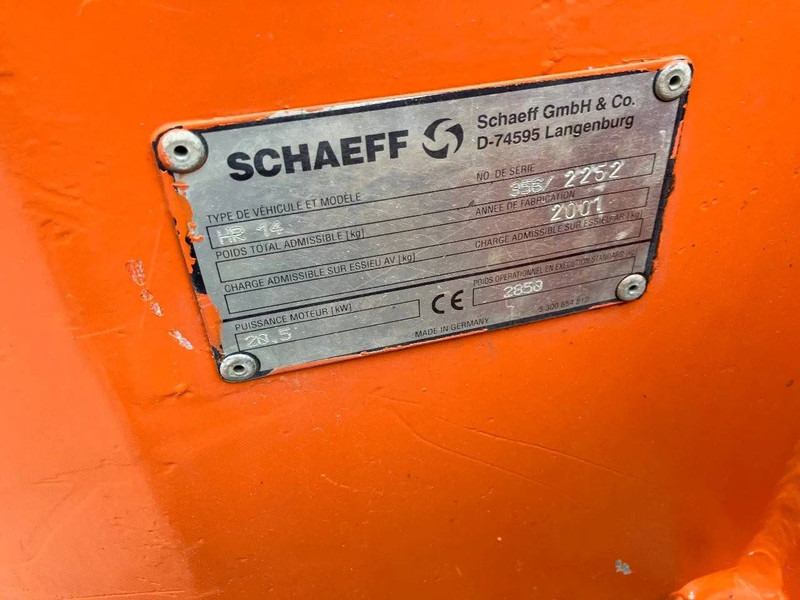 Schaeff HR 14 - Mini bager: slika Schaeff HR 14 - Mini bager Schaeff HR 14 - Mini bager: slika Schaeff HR 14 - Mini bager