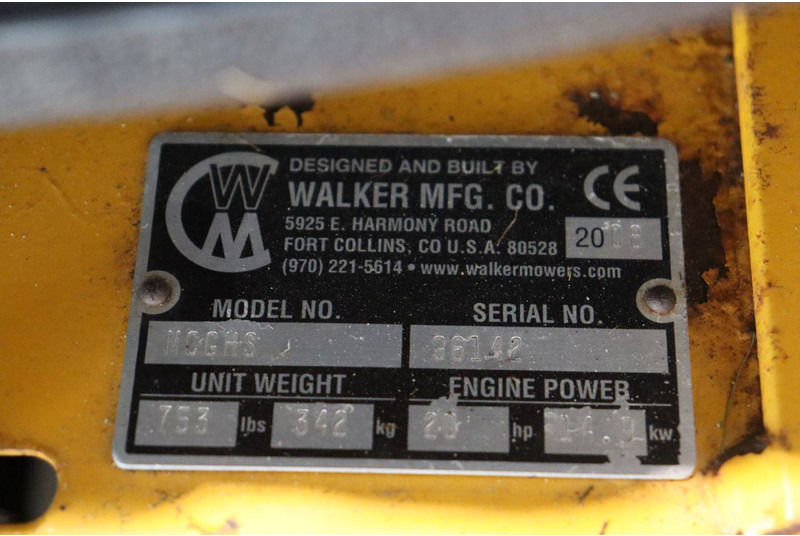 Vrtna kosilica Walker MCGH5: slika Vrtna kosilica Walker MCGH5