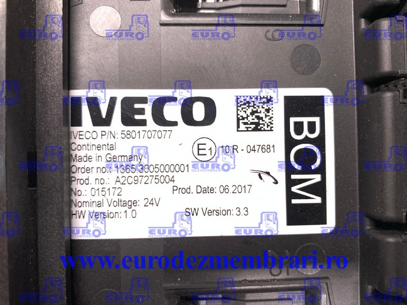 CALCULATOR BCM IVECO 5801707077 - Upravljačka jedinica (ECU) za Kamion: slika CALCULATOR BCM IVECO 5801707077 - Upravljačka jedinica (ECU) za Kamion CALCULATOR BCM IVECO 5801707077 - Upravljačka jedinica (ECU) za Kamion: slika CALCULATOR BCM IVECO 5801707077 - Upravljačka jedinica (ECU) za Kamion