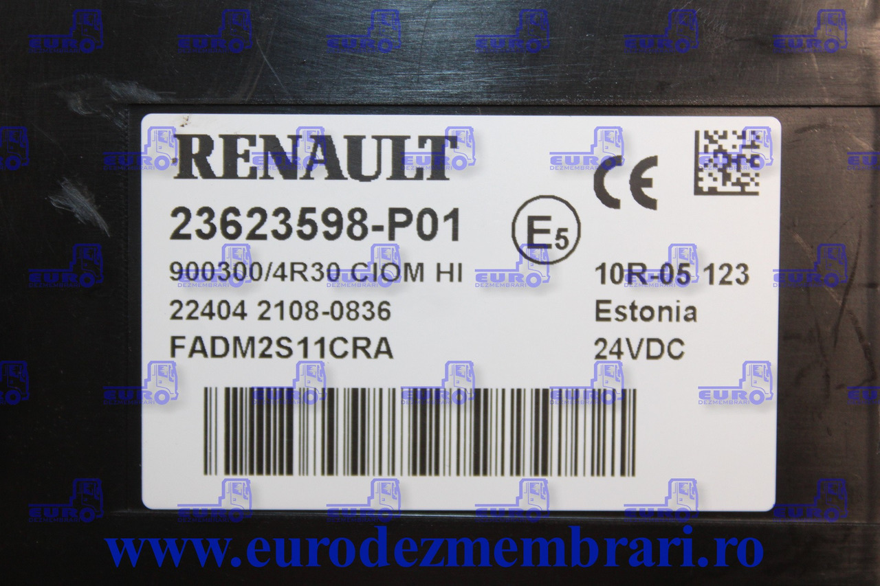 CALCULATOR CIOM HI RENAULT T 23623598 - Upravljačka jedinica (ECU) za Kamion: slika CALCULATOR CIOM HI RENAULT T 23623598 - Upravljačka jedinica (ECU) za Kamion CALCULATOR CIOM HI RENAULT T 23623598 - Upravljačka jedinica (ECU) za Kamion: slika CALCULATOR CIOM HI RENAULT T 23623598 - Upravljačka jedinica (ECU) za Kamion