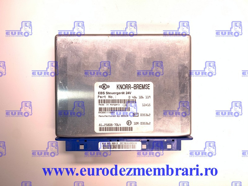 CALCULATOR EBS MAN TGX 81.25808.7064, 0486106119 - Upravljačka jedinica (ECU) za Kamion: slika CALCULATOR EBS MAN TGX 81.25808.7064, 0486106119 - Upravljačka jedinica (ECU) za Kamion CALCULATOR EBS MAN TGX 81.25808.7064, 0486106119 - Upravljačka jedinica (ECU) za Kamion: slika CALCULATOR EBS MAN TGX 81.25808.7064, 0486106119 - Upravljačka jedinica (ECU) za Kamion
