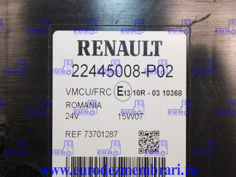 CALCULATOR VMCU RENAULT T 22445005, 22445008, 22777547, 23006079, 21936559 - Upravljačka jedinica (ECU) za Kamion: slika CALCULATOR VMCU RENAULT T 22445005, 22445008, 22777547, 23006079, 21936559 - Upravljačka jedinica (ECU) za Kamion CALCULATOR VMCU RENAULT T 22445005, 22445008, 22777547, 23006079, 21936559 - Upravljačka jedinica (ECU) za Kamion: slika CALCULATOR VMCU RENAULT T 22445005, 22445008, 22777547, 23006079, 21936559 - Upravljačka jedinica (ECU) za Kamion