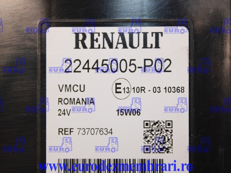 CALCULATOR VMCU RENAULT T 22445005, 22445008, 22777547, 23006079, 21936559 - Upravljačka jedinica (ECU) za Kamion: slika CALCULATOR VMCU RENAULT T 22445005, 22445008, 22777547, 23006079, 21936559 - Upravljačka jedinica (ECU) za Kamion CALCULATOR VMCU RENAULT T 22445005, 22445008, 22777547, 23006079, 21936559 - Upravljačka jedinica (ECU) za Kamion: slika CALCULATOR VMCU RENAULT T 22445005, 22445008, 22777547, 23006079, 21936559 - Upravljačka jedinica (ECU) za Kamion