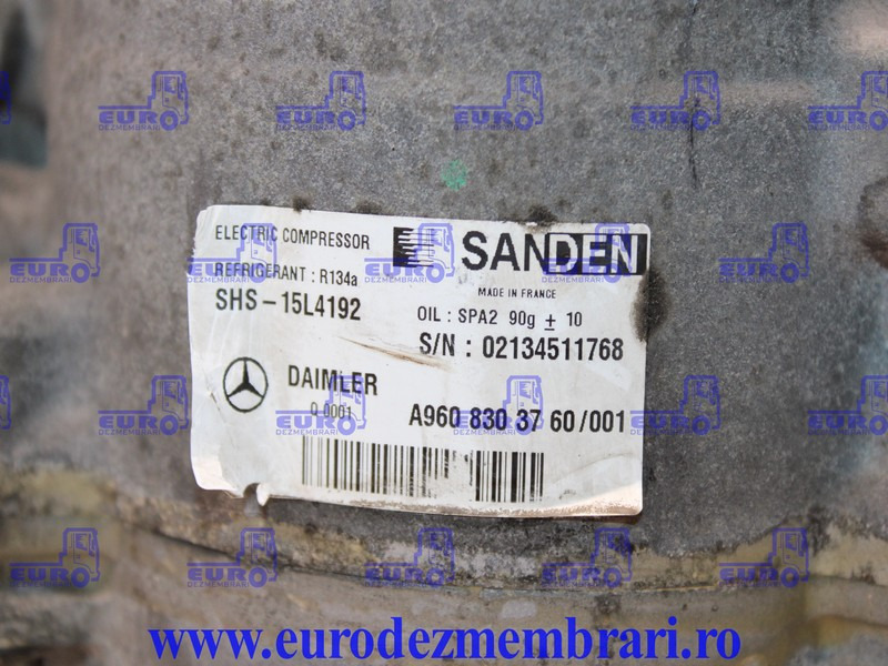 COMPRESOR CLIMA STATIONARE MERCEDES ACTROS MP4 A9608303760 - Zračni kompresor za kočnice za Kamion: slika COMPRESOR CLIMA STATIONARE MERCEDES ACTROS MP4 A9608303760 - Zračni kompresor za kočnice za Kamion COMPRESOR CLIMA STATIONARE MERCEDES ACTROS MP4 A9608303760 - Zračni kompresor za kočnice za Kamion: slika COMPRESOR CLIMA STATIONARE MERCEDES ACTROS MP4 A9608303760 - Zračni kompresor za kočnice za Kamion