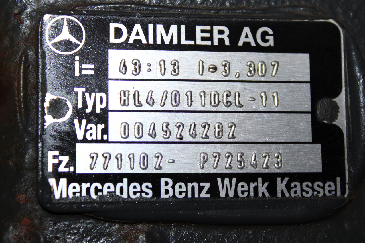 DIFERENTIAL MERCEDES ATEGO R=43:13 HL4 004520282, 770102 - Diferencijalni zupčanik za Kamion: slika DIFERENTIAL MERCEDES ATEGO R=43:13 HL4 004520282, 770102 - Diferencijalni zupčanik za Kamion DIFERENTIAL MERCEDES ATEGO R=43:13 HL4 004520282, 770102 - Diferencijalni zupčanik za Kamion: slika DIFERENTIAL MERCEDES ATEGO R=43:13 HL4 004520282, 770102 - Diferencijalni zupčanik za Kamion