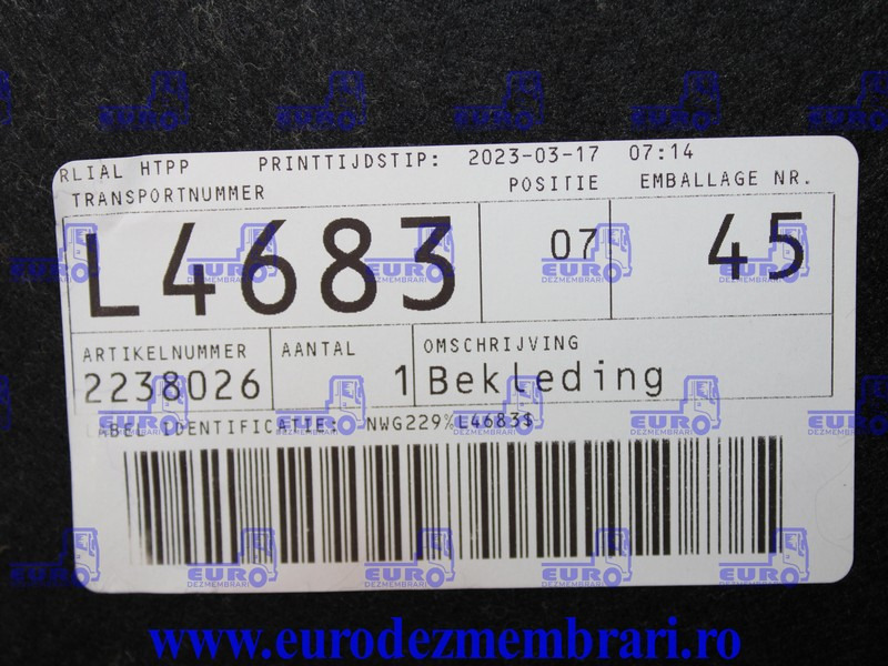 ELEMENT INTERIOR CABINA DAF XF XG 2238026 - Kabina i unutrašnjost za Kamion: slika ELEMENT INTERIOR CABINA DAF XF XG 2238026 - Kabina i unutrašnjost za Kamion ELEMENT INTERIOR CABINA DAF XF XG 2238026 - Kabina i unutrašnjost za Kamion: slika ELEMENT INTERIOR CABINA DAF XF XG 2238026 - Kabina i unutrašnjost za Kamion