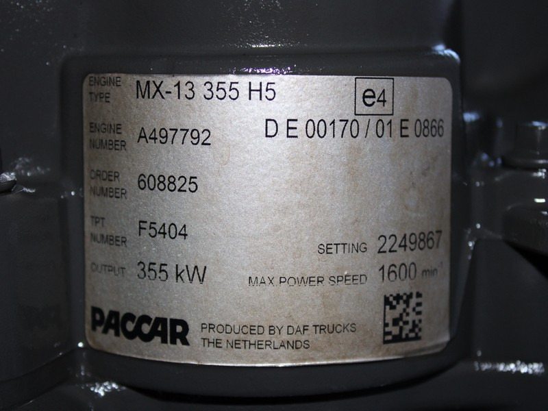 MOTOR DAF XF XG MX-13 355 H5 EURO 6 480CP 2249867 - Motor za Kamion: slika MOTOR DAF XF XG MX-13 355 H5 EURO 6 480CP 2249867 - Motor za Kamion MOTOR DAF XF XG MX-13 355 H5 EURO 6 480CP 2249867 - Motor za Kamion: slika MOTOR DAF XF XG MX-13 355 H5 EURO 6 480CP 2249867 - Motor za Kamion