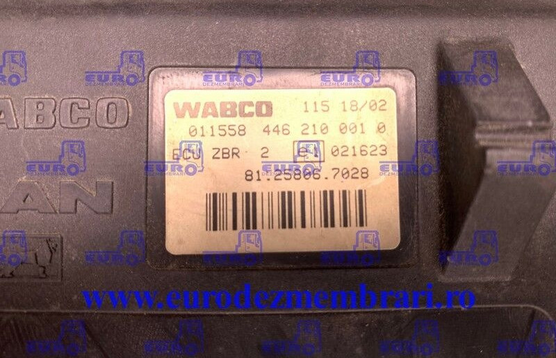 WABCO ZBR2 MAN - Upravljačka jedinica (ECU) za Kamion: slika WABCO ZBR2 MAN - Upravljačka jedinica (ECU) za Kamion WABCO ZBR2 MAN - Upravljačka jedinica (ECU) za Kamion: slika WABCO ZBR2 MAN - Upravljačka jedinica (ECU) za Kamion