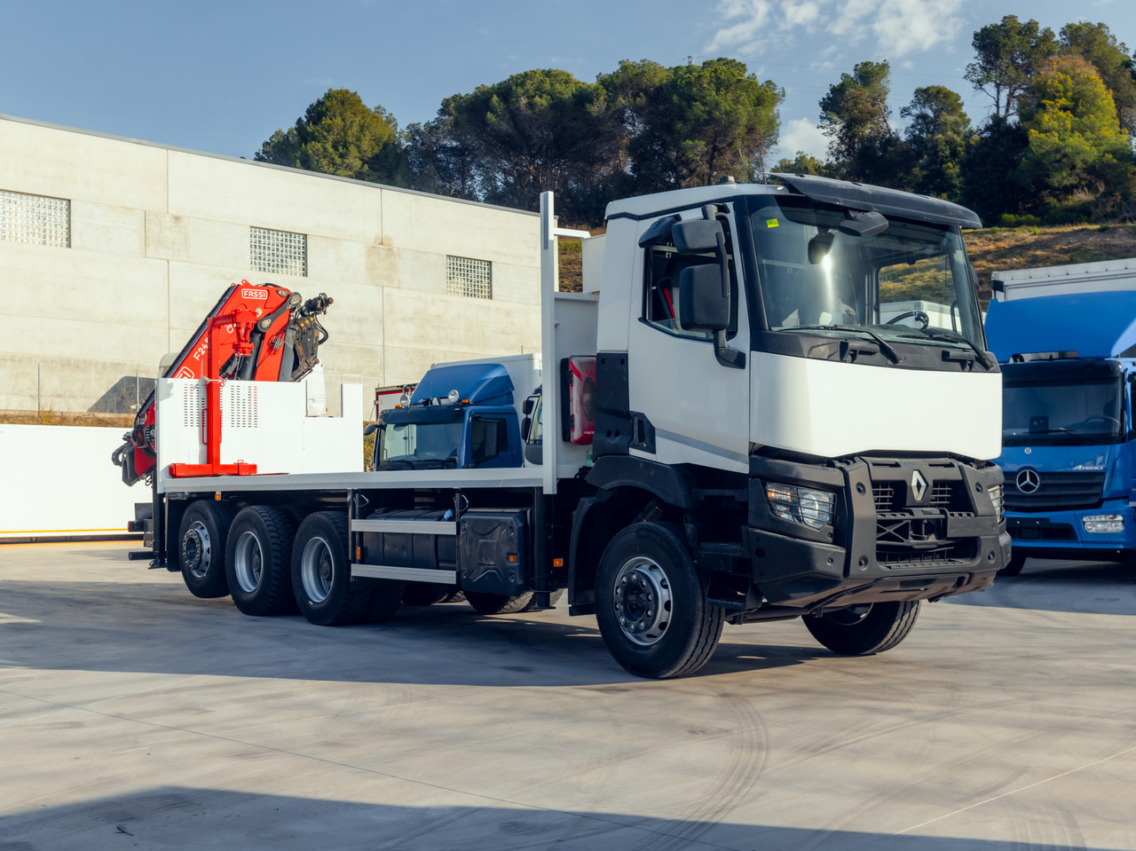RENAULT C460 E6 (Platform) - Kamion s otvorenim sandukom, Kamion s kranom: slika RENAULT C460 E6 (Platform) - Kamion s otvorenim sandukom, Kamion s kranom RENAULT C460 E6 (Platform) - Kamion s otvorenim sandukom, Kamion s kranom: slika RENAULT C460 E6 (Platform) - Kamion s otvorenim sandukom, Kamion s kranom