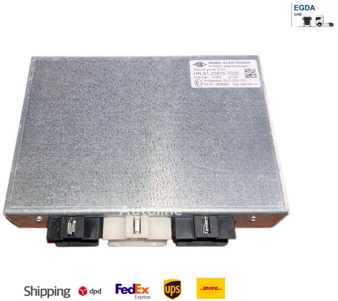 MAN Mobil elektronik ELECTRONIC ESA - Upravljačka jedinica (ECU): slika MAN Mobil elektronik ELECTRONIC ESA - Upravljačka jedinica (ECU) MAN Mobil elektronik ELECTRONIC ESA - Upravljačka jedinica (ECU): slika MAN Mobil elektronik ELECTRONIC ESA - Upravljačka jedinica (ECU)