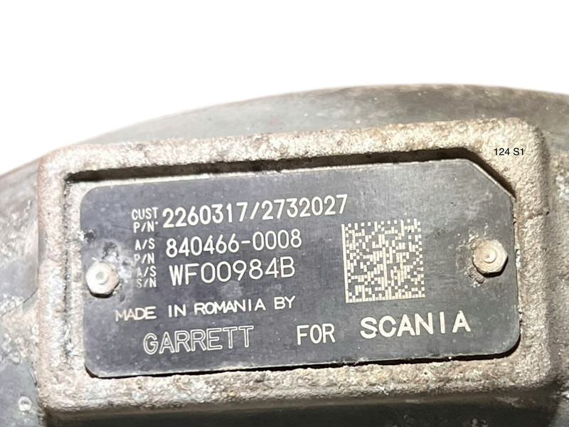 Scania Garrett - Turbo: slika Scania Garrett - Turbo Scania Garrett - Turbo: slika Scania Garrett - Turbo